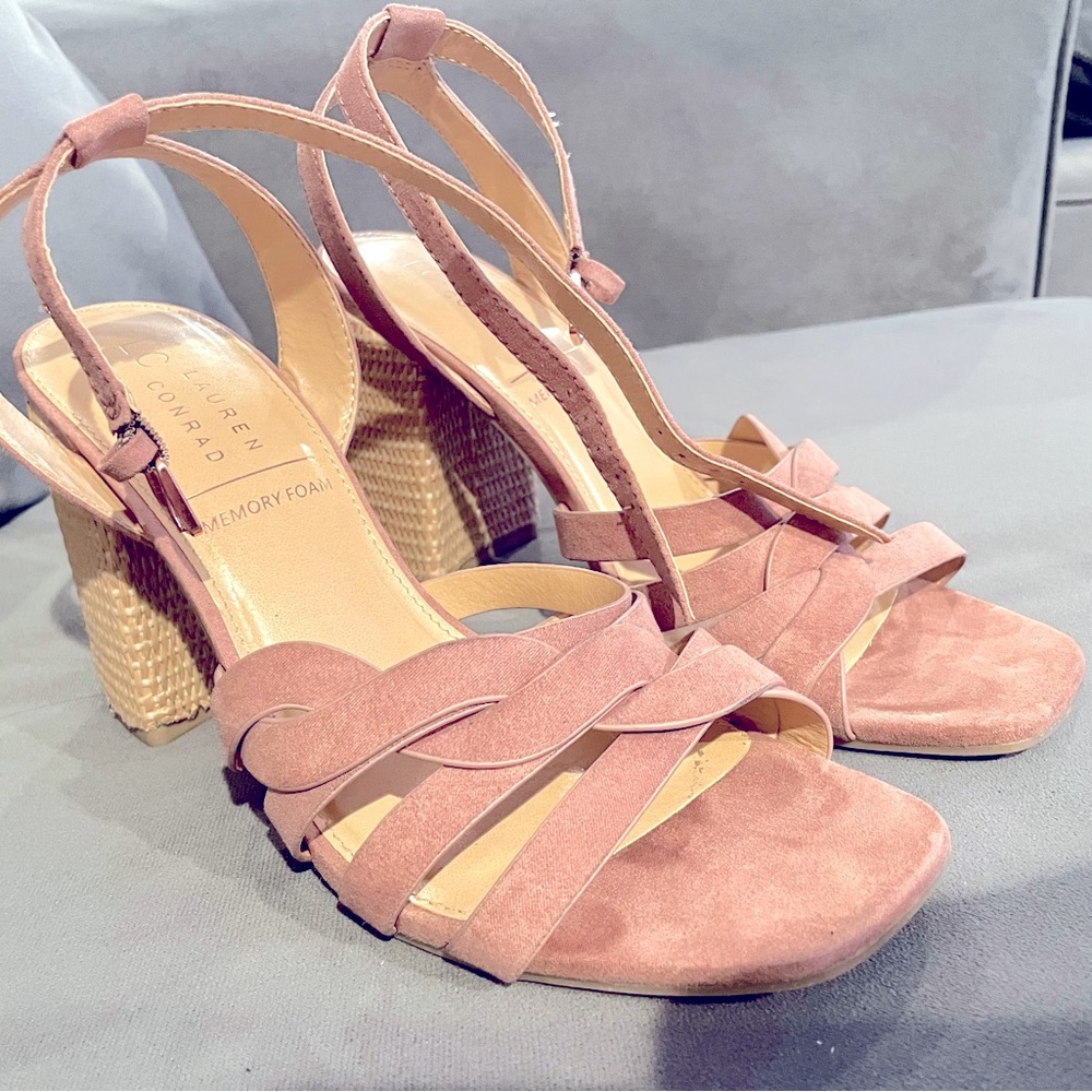 Lauren Conrad Blush Heels 8.5 W